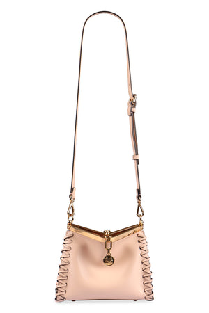 Vela Mini Leather Shoulder Handbag - Smooth Calfskin in Pink