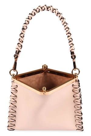 Vela Mini Leather Shoulder Handbag - Smooth Calfskin in Pink