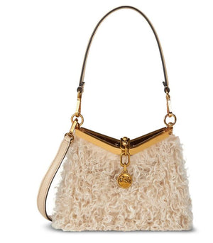 ETRO Chic Beige Leather Detachable Shoulder Strap