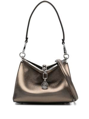 ETRO Mini Metallic Effect Leather Shoulder Handbag