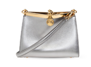 ETRO Mini Metallic Leather Shoulder Handbag