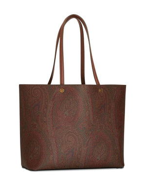 ETRO Fashion Essential: Brown Shopping Bag for Women - SS24 Collection