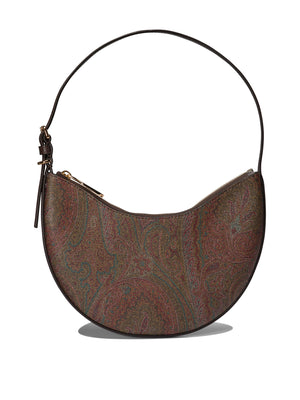 ETRO Essential Mini Hobo Shoulder Bag in Brown