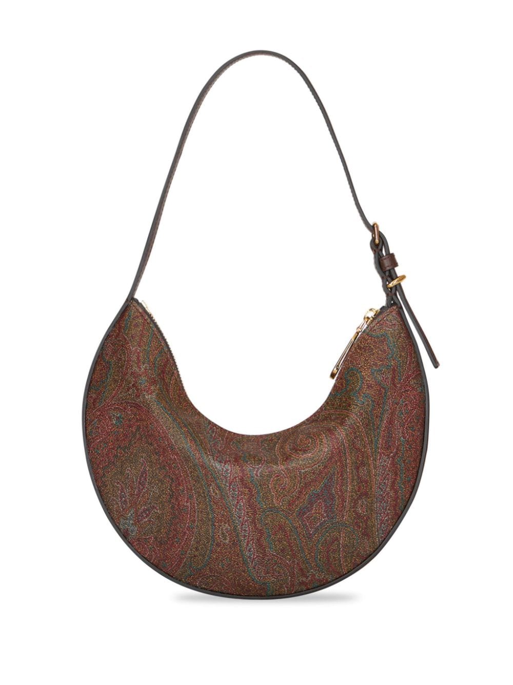 ETRO Essential Mini Hobo Shoulder Bag in Brown