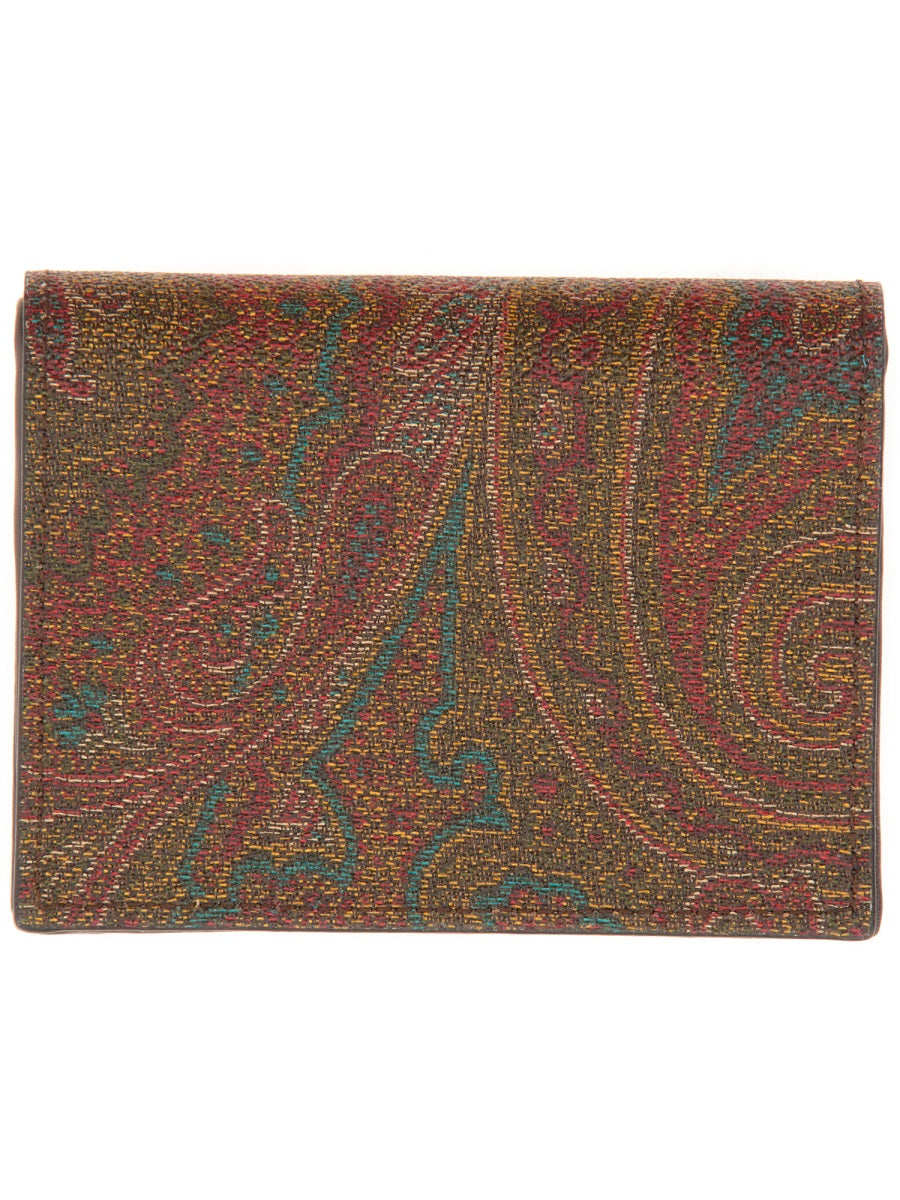 ETRO Mini Paisley Print Wallet