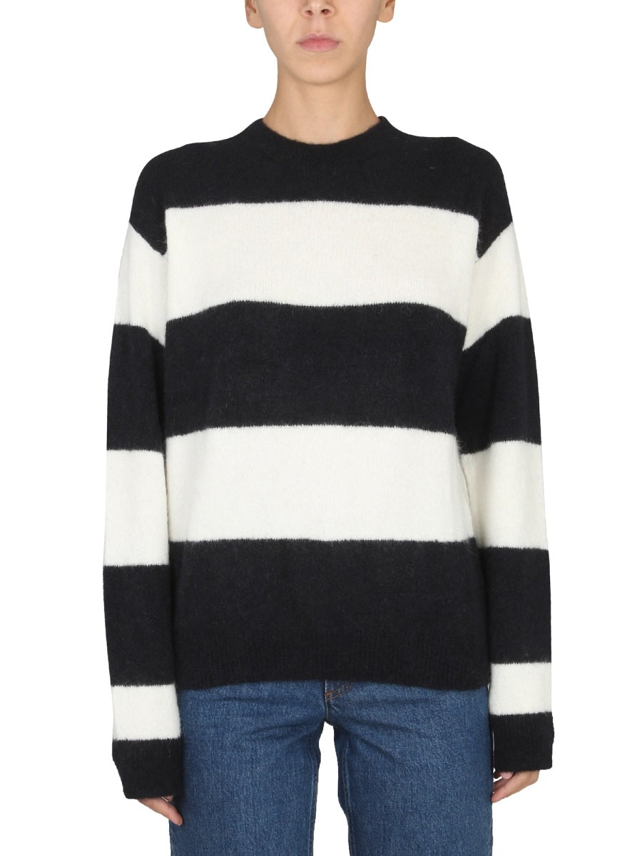 A.P.C. Cozy Striped Alpaca Blend Sweater