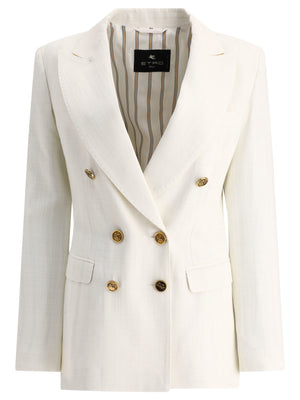 ETRO 2024 Fashionable White Outer for Women