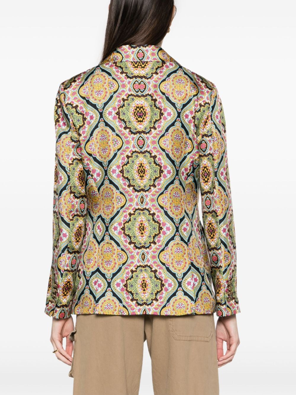 ETRO Floral Print Silk Blazer for Women - SS24 Collection