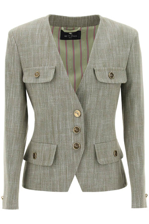 Green Structured Jacket for Women - SS24 Collection