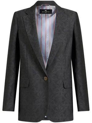 ETRO Wool Jacquard Blazer for Women