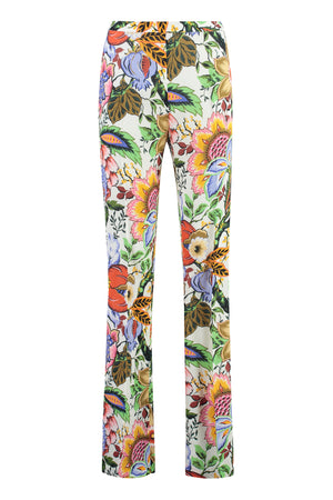 Floral Print Wide-Leg Trousers 花卉印花寬褲