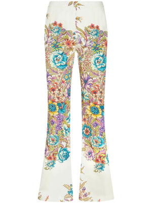 Charming Floral Print Pants for Women - SS24 Collection