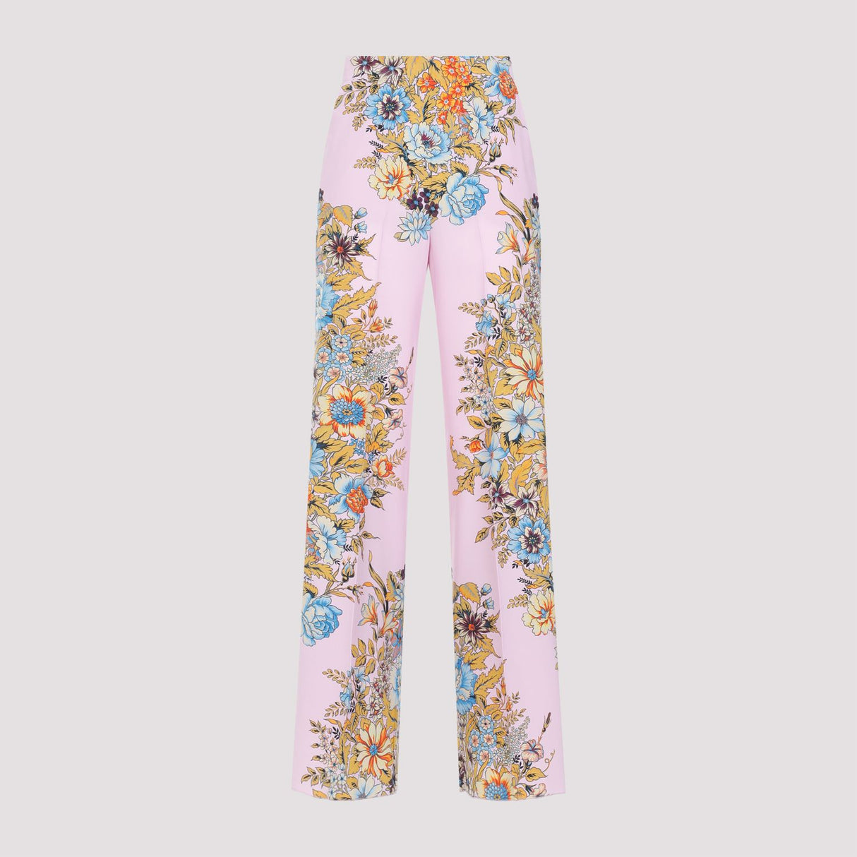 Luxurious Silk Pants in Pretty Pink and Purple for Women