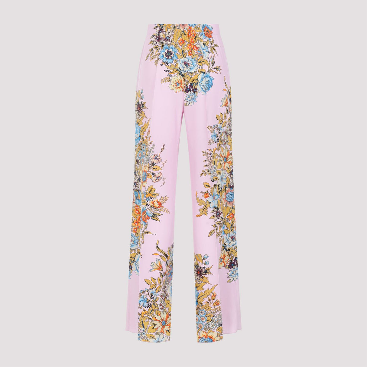 Luxurious Silk Pants for Women in Pink and Purple - SS24 Collection