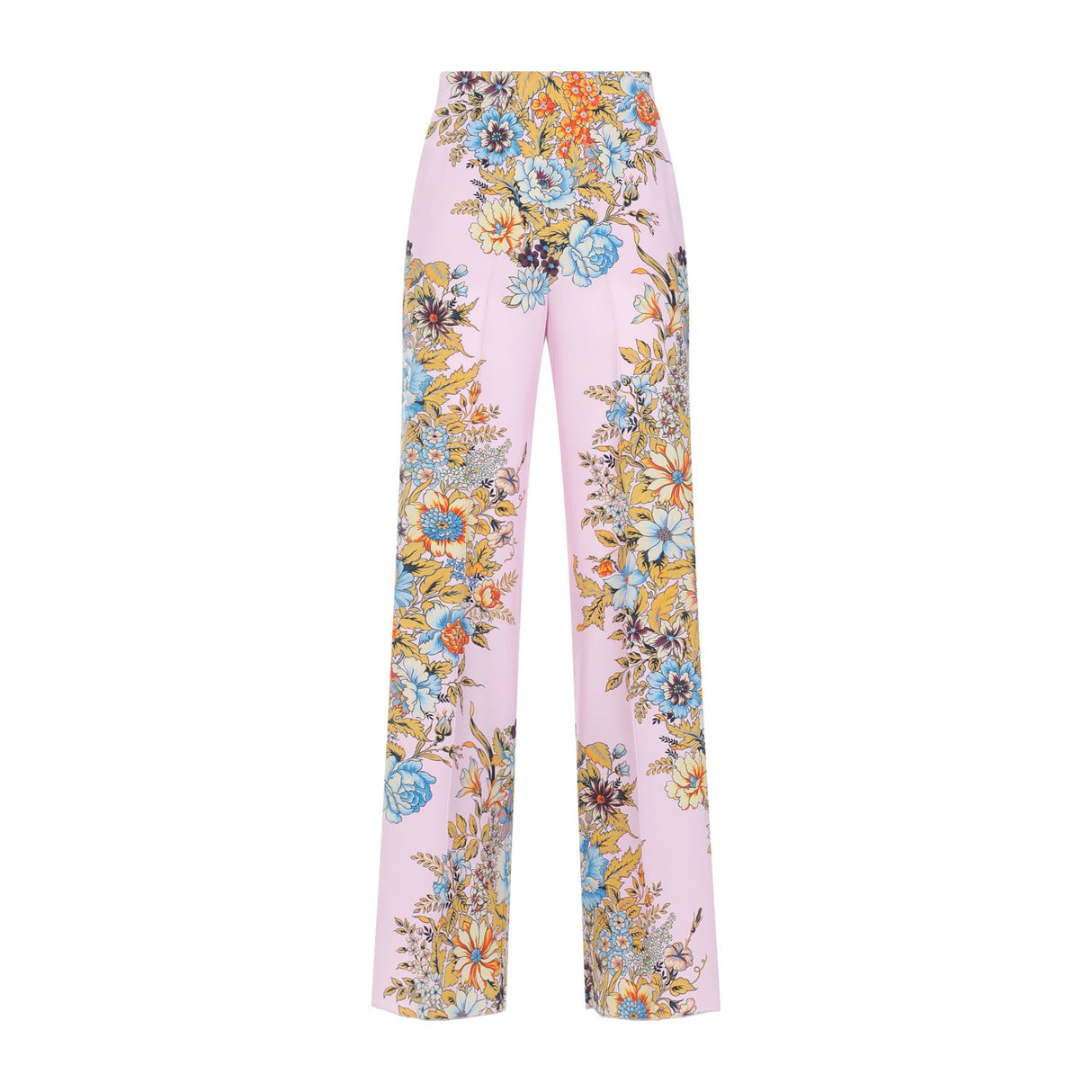 Luxurious Silk Pants for Women in Pink and Purple - SS24 Collection