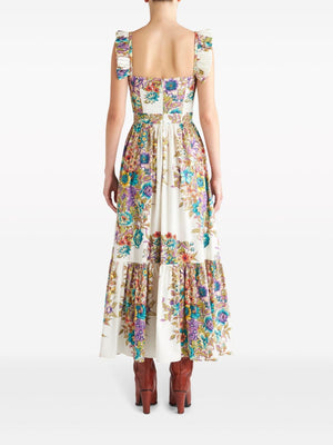 ETRO Floral Print Midi Dress for Women in SS24
