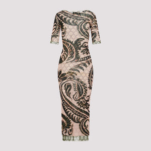 Multicolor Print Midi Dress - SS24 Collection