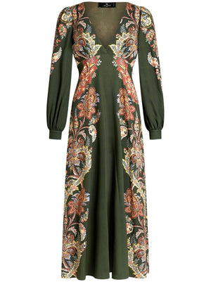 ETRO Chic Printed Midi Dress for Fall 2024