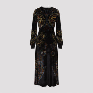 ETRO Luxurious Velvet Midi Dress for Women