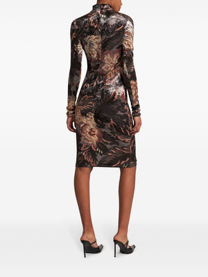 ETRO Chic Printed Chenille Midi Dress