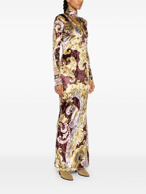 ETRO Slim Fit Printed Chenille Mini Dress - Size 40 IT