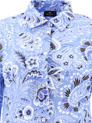 ETRO Paisley Print Cotton-Silk Blend Shirt for Women