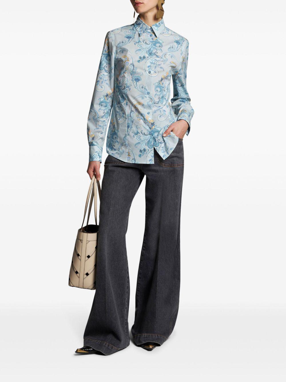 ETRO Elegant Tailored Button-Up Shirt