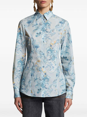 ETRO Elegant Tailored Button-Up Shirt