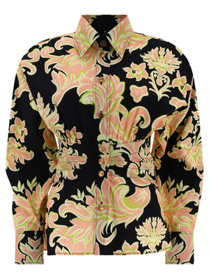 ETRO Stylish Printed Shirt for Women in Black - SS24