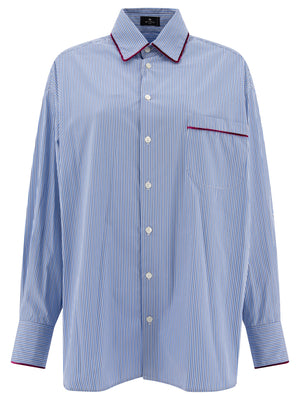 ETRO Striped Cotton Poplin Shirt