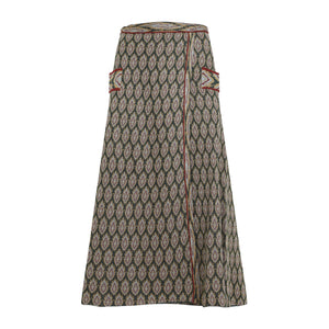 ETRO Knitted Jacquard Midi Skirt