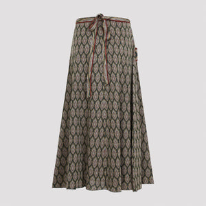 ETRO Knitted Jacquard Midi Skirt