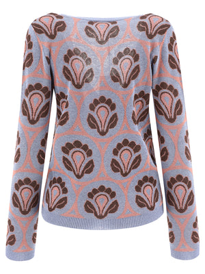 ETRO Women's 24SS Blue Tunic Top - Stylish and Versatile