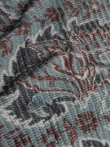 ETRO Luxurious Wool Turtleneck Sweater with Paisley Design