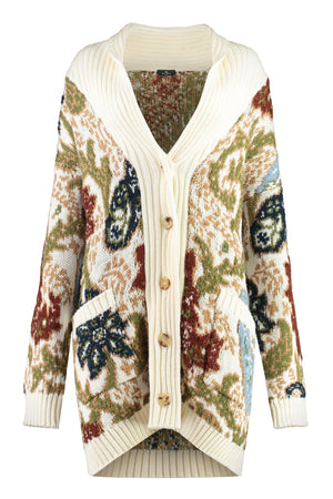 ETRO Oversized Knit Cardigan with Pockets