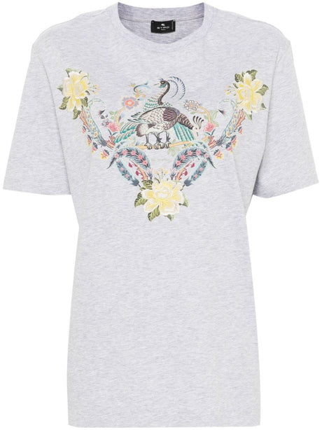 ETRO Stylish Women's Embroidered T-Shirt - FW24 Collection