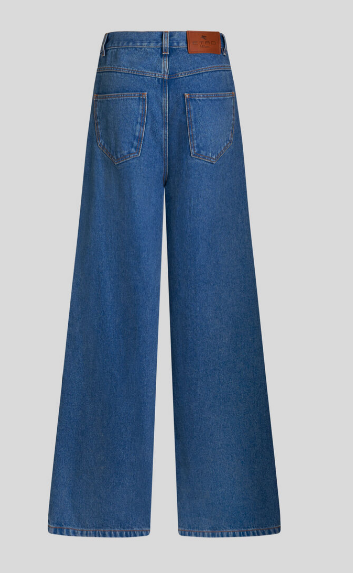 ETRO Wide-Leg High-Rise Denim Jeans