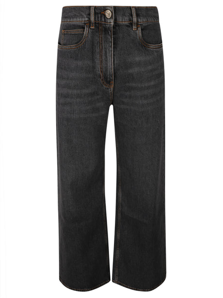 ETRO Baggy Jacquard Jeans - Size 27