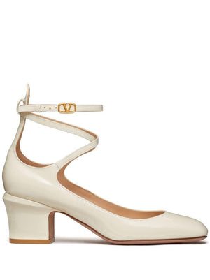 Valentino Garavani White Ankle Strap Sandals for Women SS23