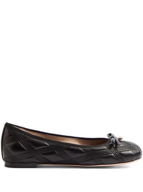 VALENTINO GARAVANI Quilted Leather Ballet Flats