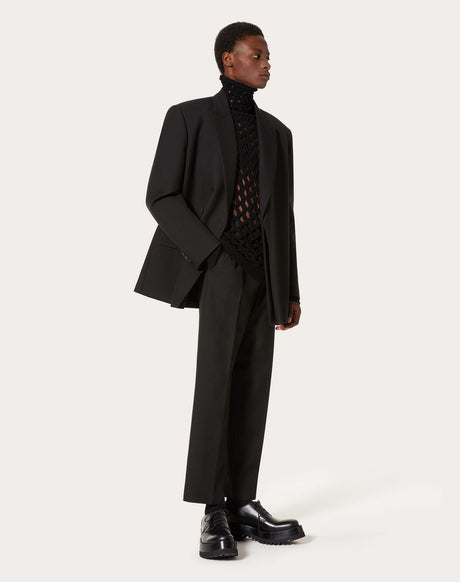 VALENTINO Men's Black Sweater for Fall/Winter 2024