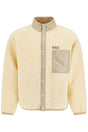 A.P.C. Refined Wool Blend Fleece Jacket with Nylon Accents for Men