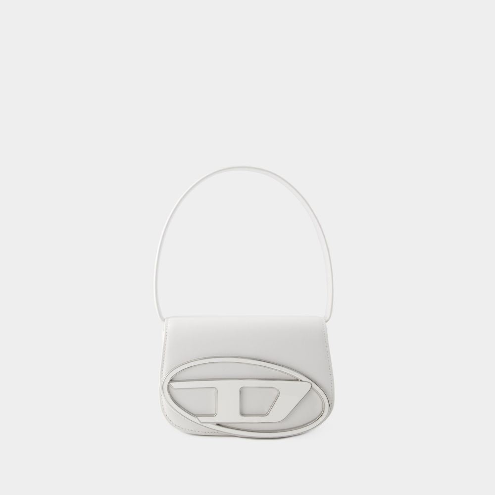 DIESEL Sleek Mini Shoulder Handbag in White