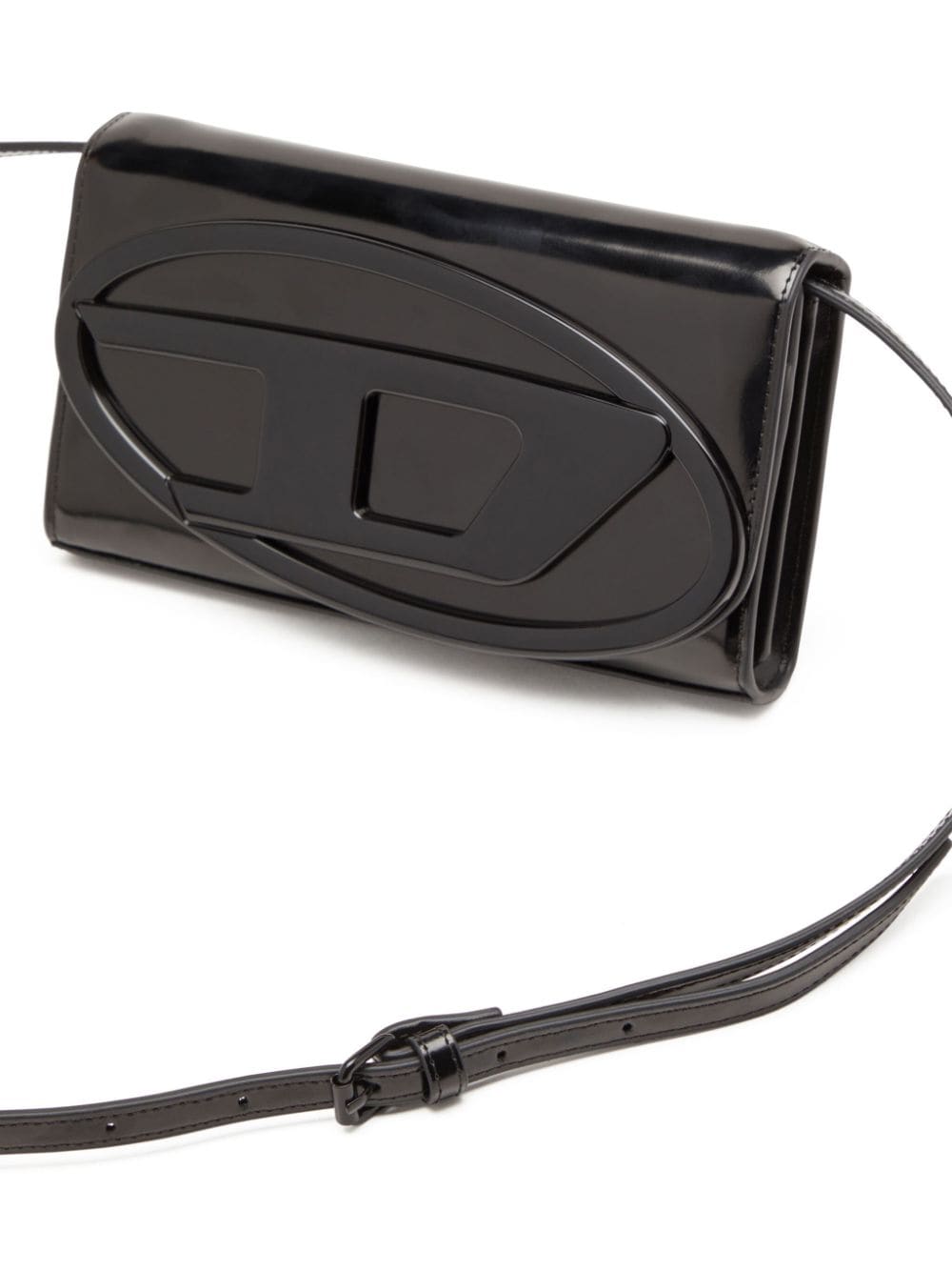 DIESEL Chic Mini Leather Wallet on Chain