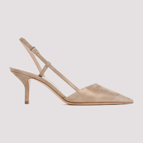 Goat Leather Metallic Pumps - SS24 Collection