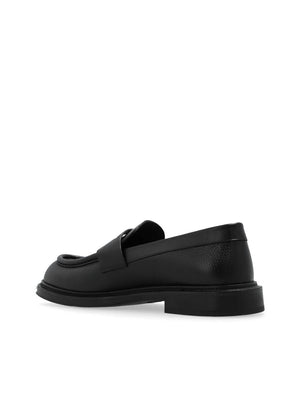 EMPORIO ARMANI Men's Leather Moccasin Loafer