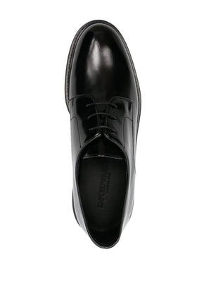 EMPORIO ARMANI Sophisticated Derby Dress Shoes for Men