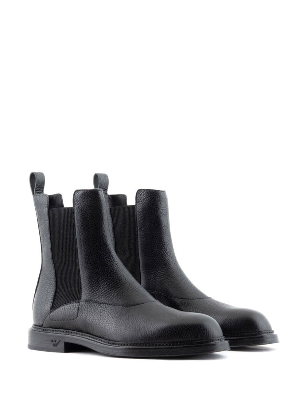 EMPORIO ARMANI Sophisticated Leather Boots for Men