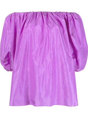 Amethyst Orchid Silk Top for Women - مجموعة الربيع والصيف ٢٢