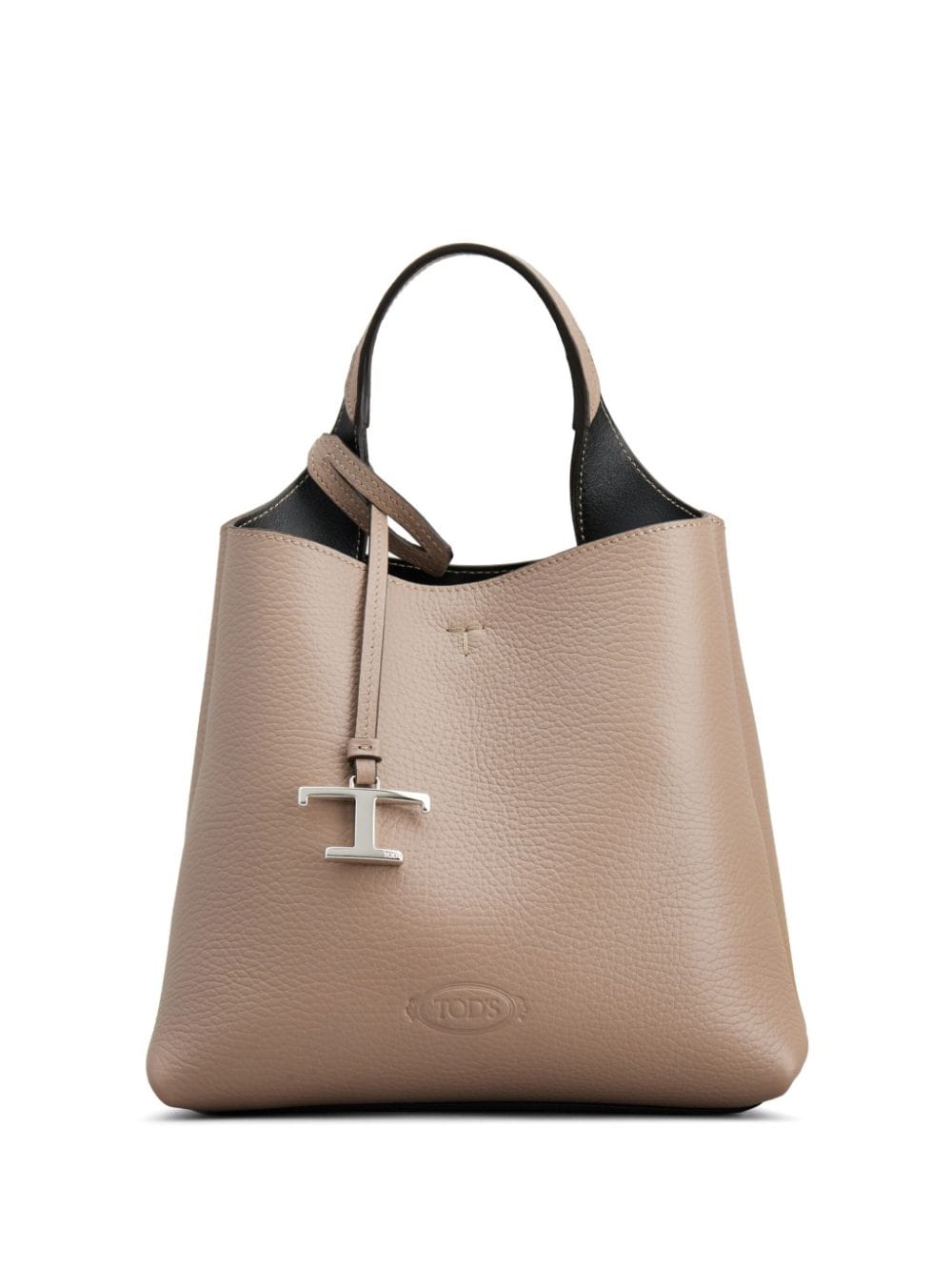 TOD'S T TIMELESS MINI LEATHER Tote Handbag Handbag